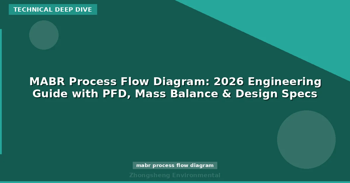 MABR Process Flow Diagram: 2026 Engineering Guide with PFD, Mass Balance & Design Specs
