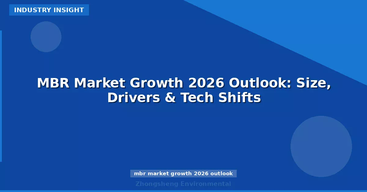 MBR Market Growth 2026 Outlook: Size, Drivers & Tech Shifts