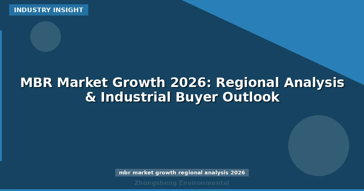 MBR Market Growth 2026: Regional Analysis & Industrial Buyer Outlook