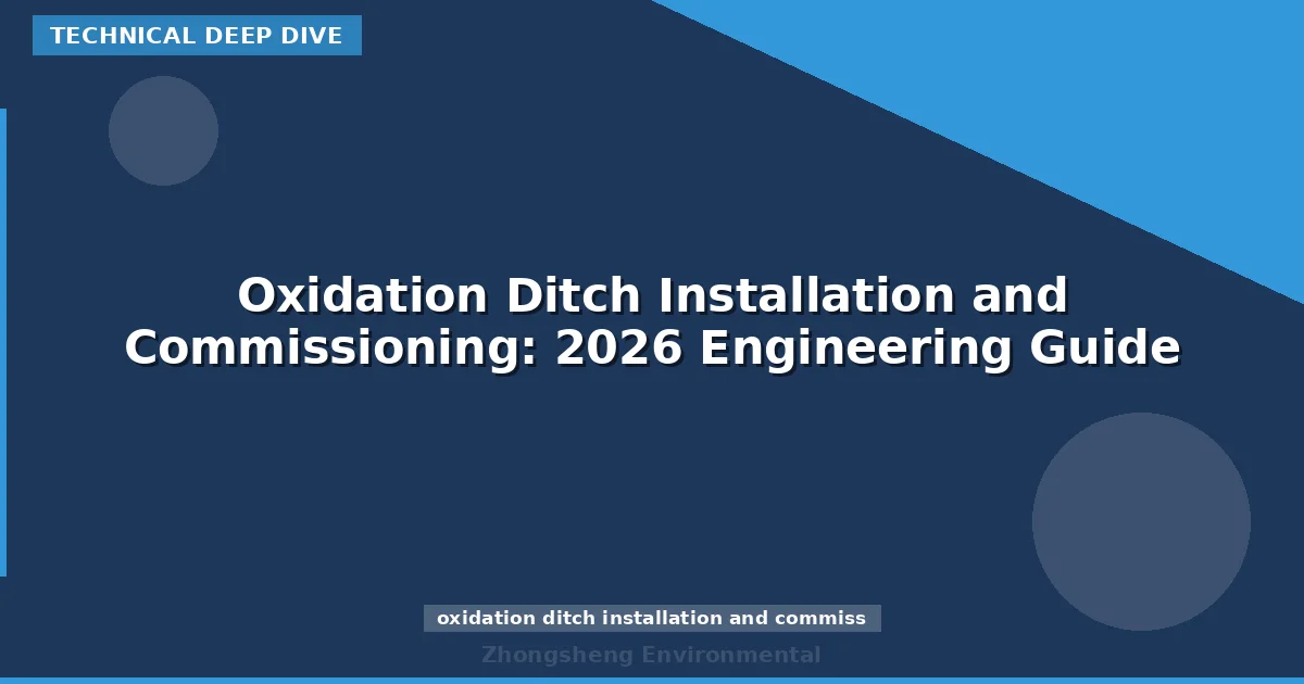 Oxidation Ditch Installation and Commissioning: 2026 Engineering Guide