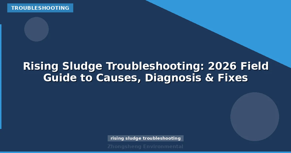 Rising Sludge Troubleshooting: 2026 Field Guide to Causes, Diagnosis & Fixes