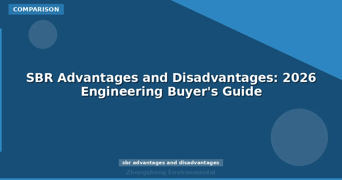 SBR Advantages and Disadvantages: 2026 Engineering Buyer's Guide