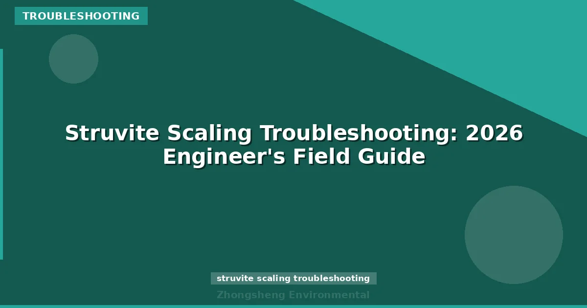 Struvite Scaling Troubleshooting: 2026 Engineer's Field Guide
