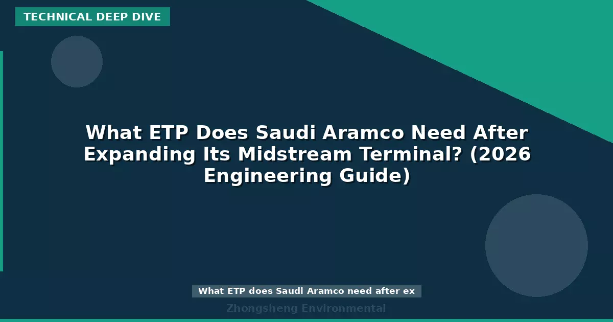 What ETP Does Saudi Aramco Need After Expanding Its Midstream Terminal? (2026 Engineering Guide)