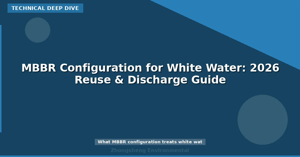 MBBR Configuration for White Water: 2026 Reuse & Discharge Guide