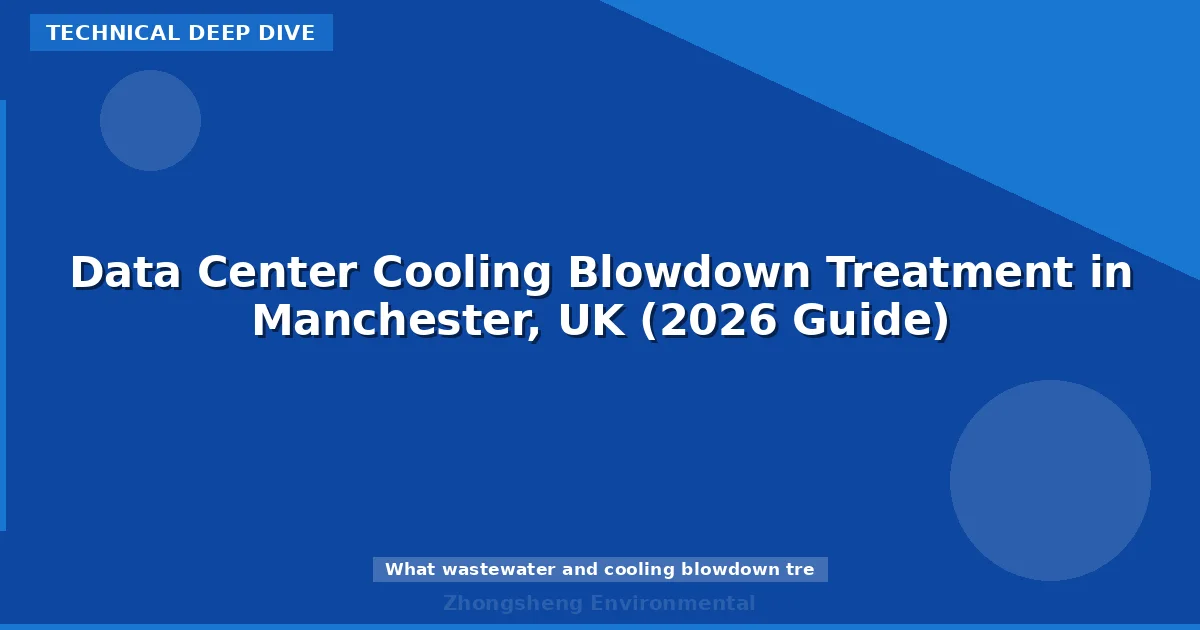 Data Center Cooling Blowdown Treatment in Manchester, UK (2026 Guide)