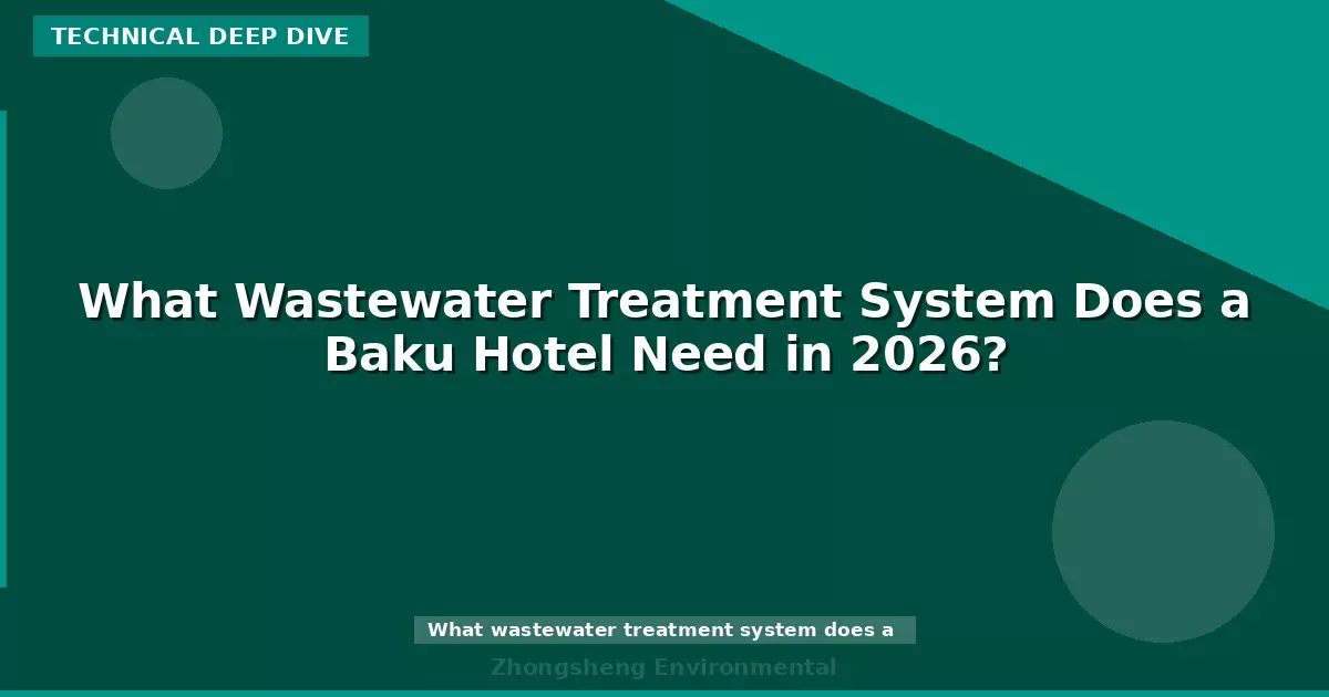 What Wastewater Treatment System Does a Baku Hotel Need in 2026?
