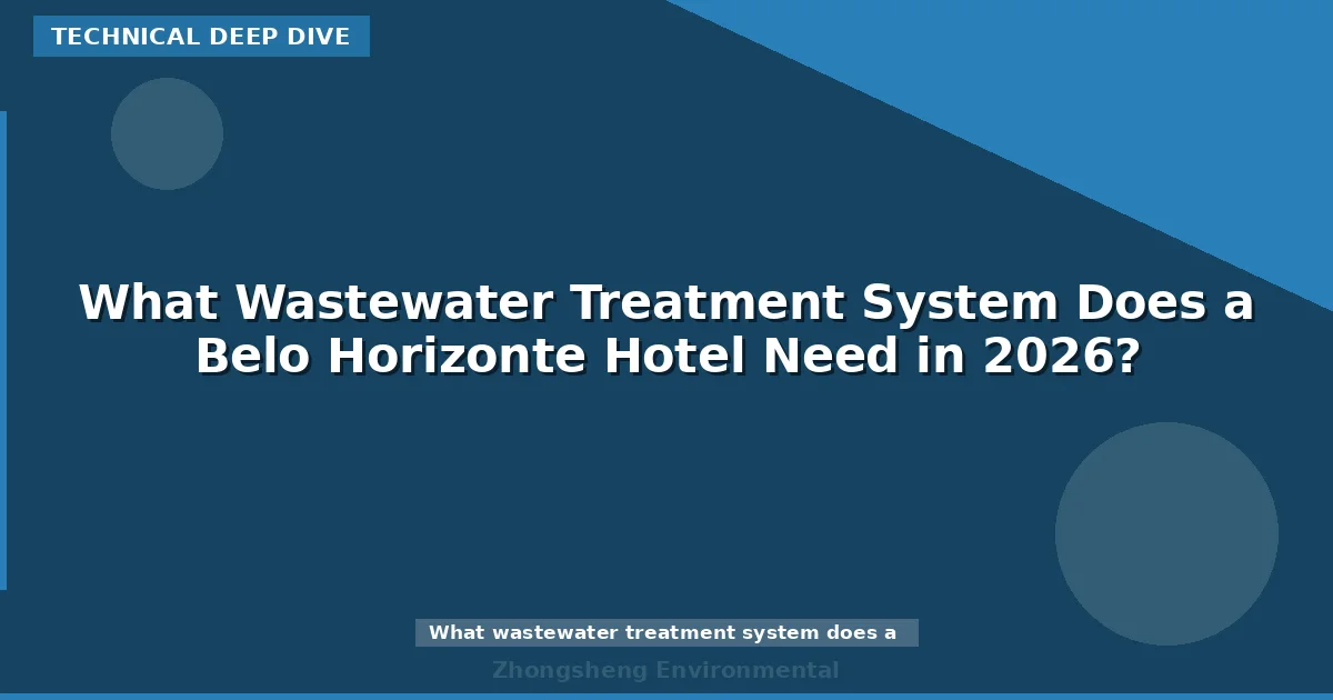 What Wastewater Treatment System Does a Belo Horizonte Hotel Need in 2026?
