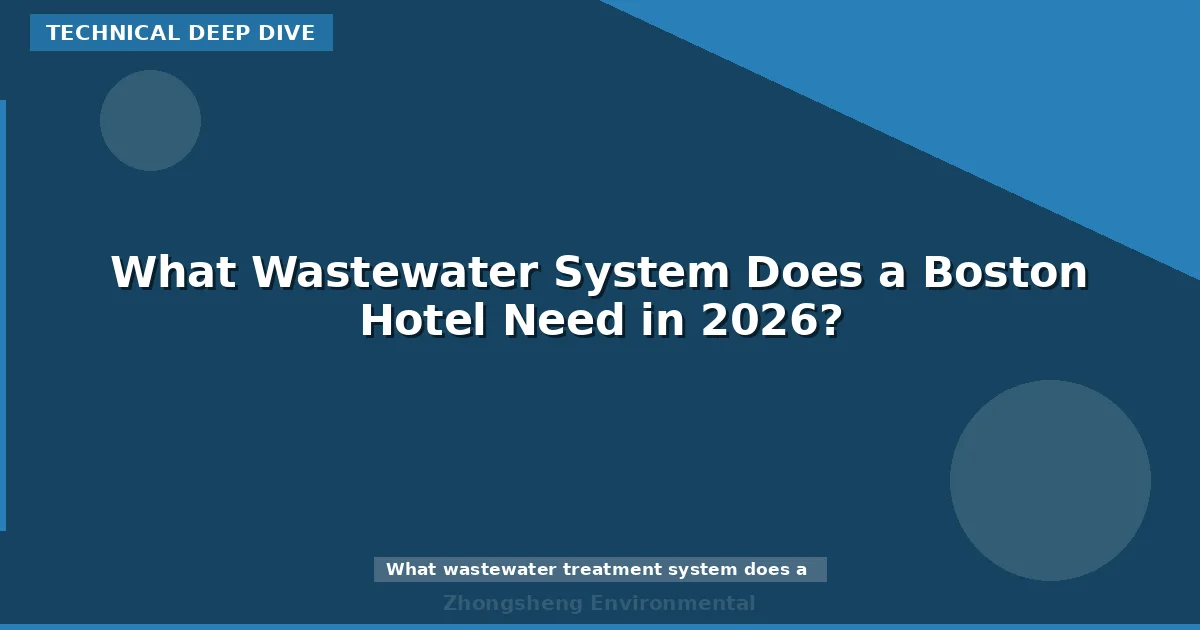 What Wastewater System Does a Boston Hotel Need in 2026?