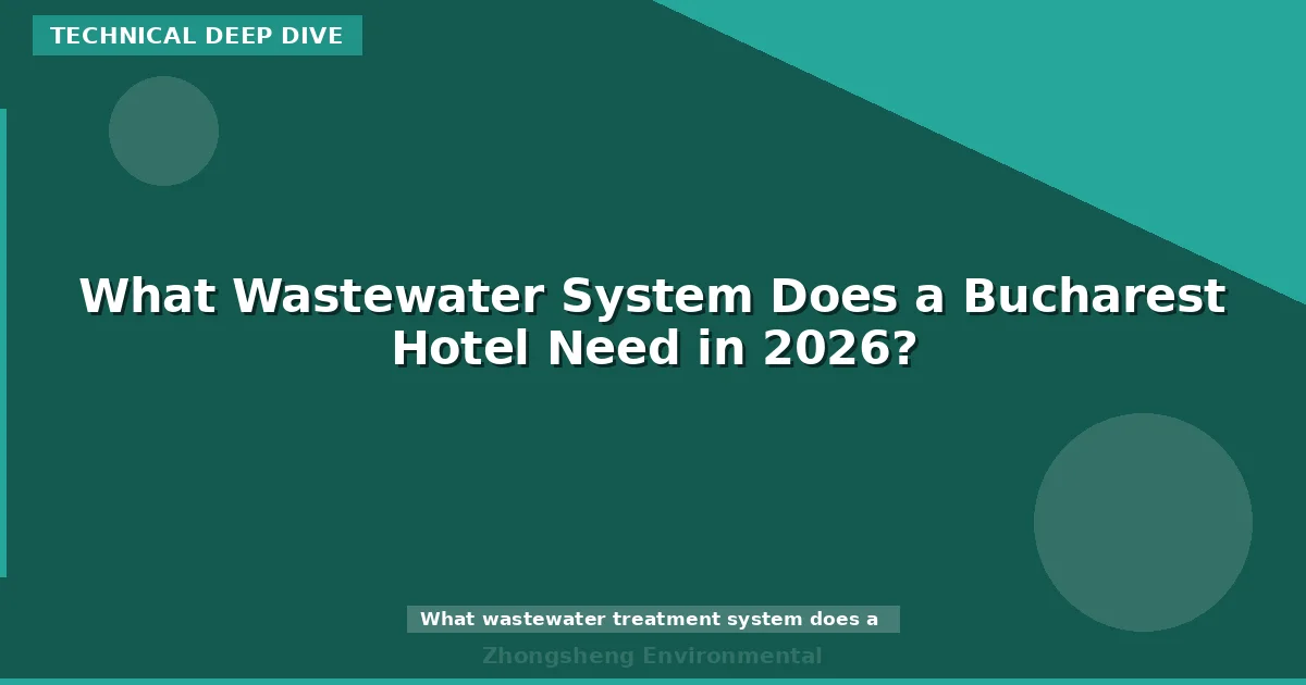 What Wastewater System Does a Bucharest Hotel Need in 2026?