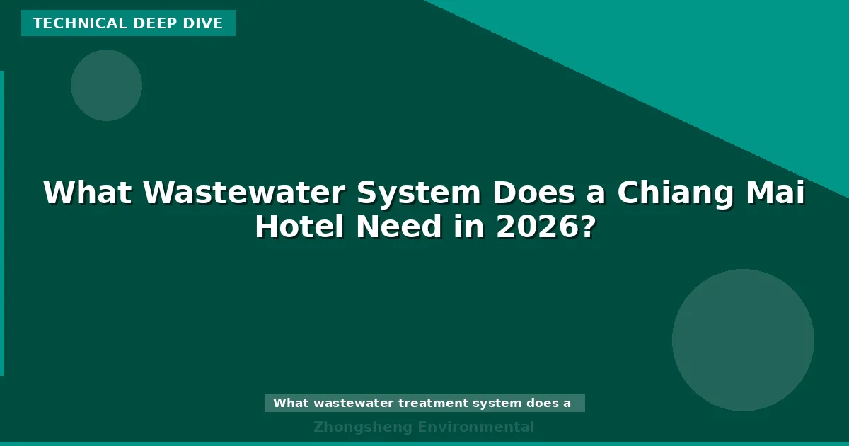 What Wastewater System Does a Chiang Mai Hotel Need in 2026?