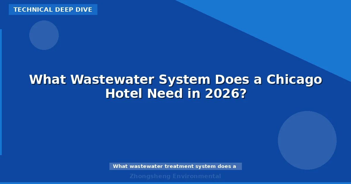 What Wastewater System Does a Chicago Hotel Need in 2026?