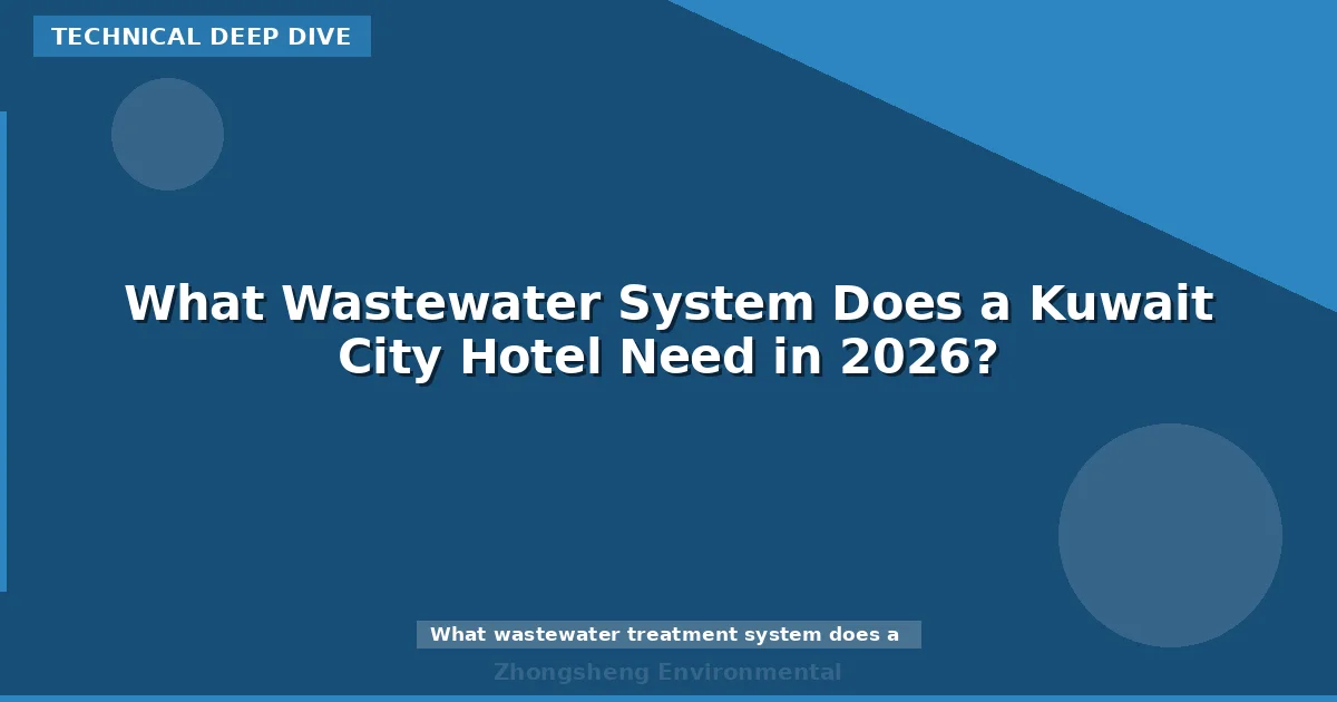 What Wastewater System Does a Kuwait City Hotel Need in 2026?