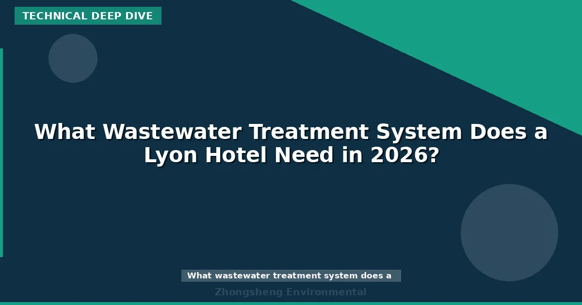 What Wastewater Treatment System Does a Lyon Hotel Need in 2026?