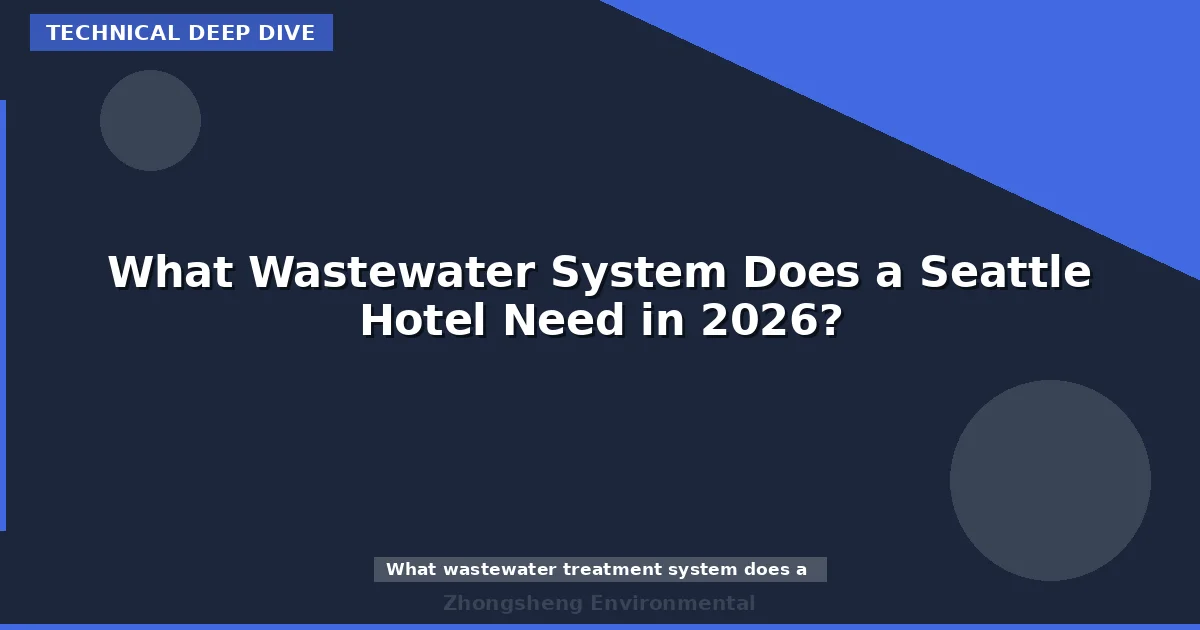 What Wastewater System Does a Seattle Hotel Need in 2026?