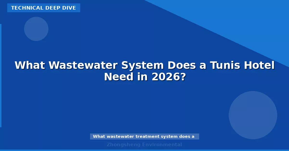 What Wastewater System Does a Tunis Hotel Need in 2026?