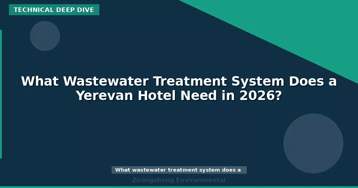 What Wastewater Treatment System Does a Yerevan Hotel Need in 2026?