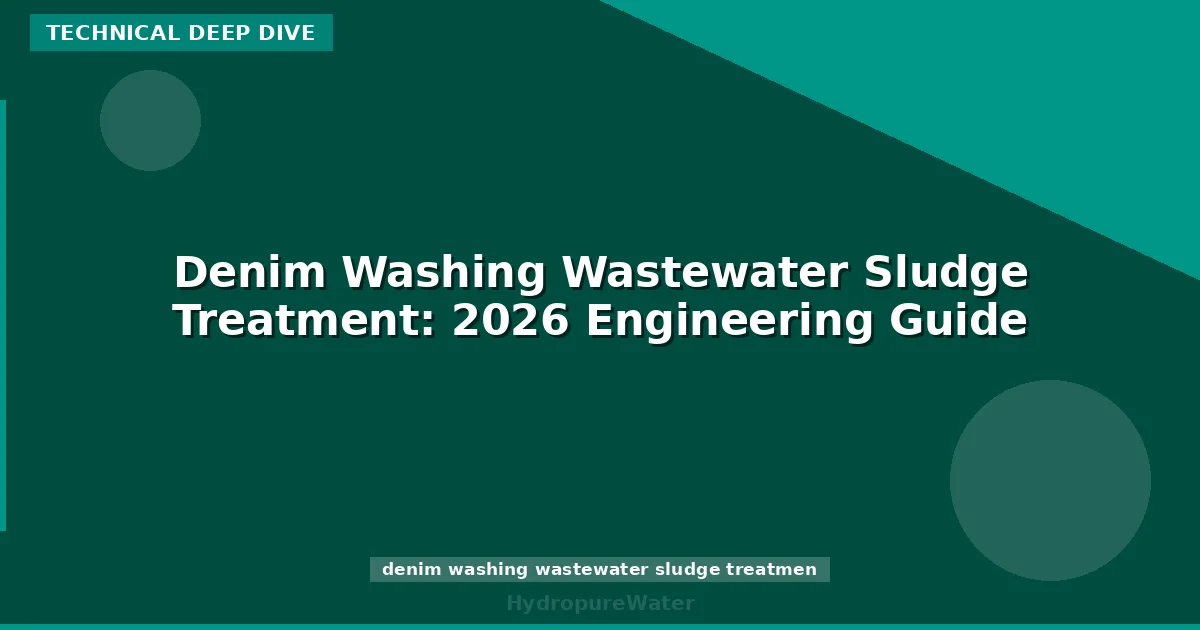 Denim Washing Wastewater Sludge Treatment: 2026 Engineering Guide