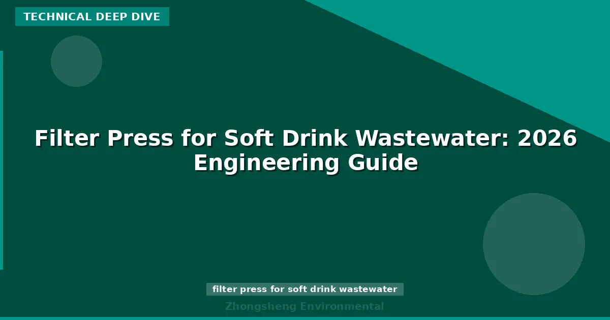 Filter Press for Soft Drink Wastewater: 2026 Engineering Guide