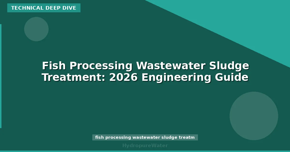 Fish Processing Wastewater Sludge Treatment: 2026 Engineering Guide