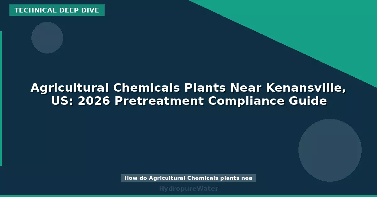 Agricultural Chemicals Plants Near Kenansville, US: 2026 Pretreatment Compliance Guide