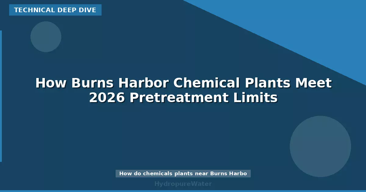 How Burns Harbor Chemical Plants Meet 2026 Pretreatment Limits