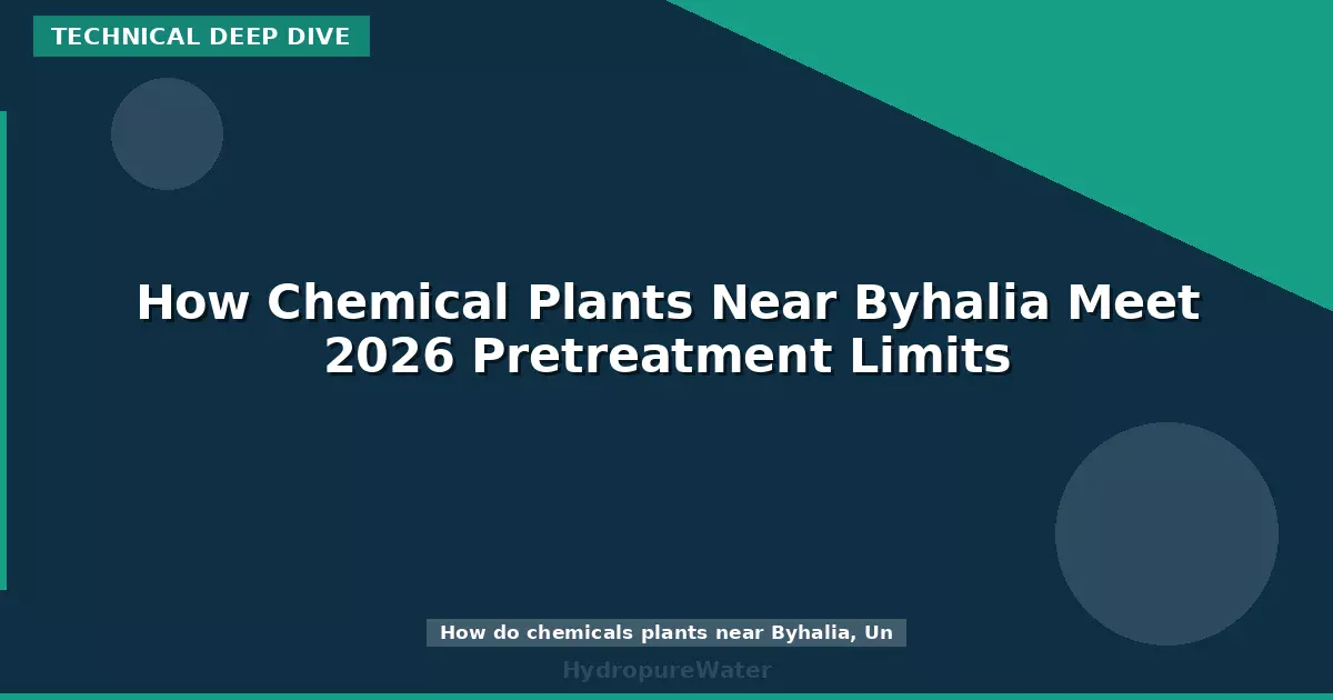 How Chemical Plants Near Byhalia Meet 2026 Pretreatment Limits