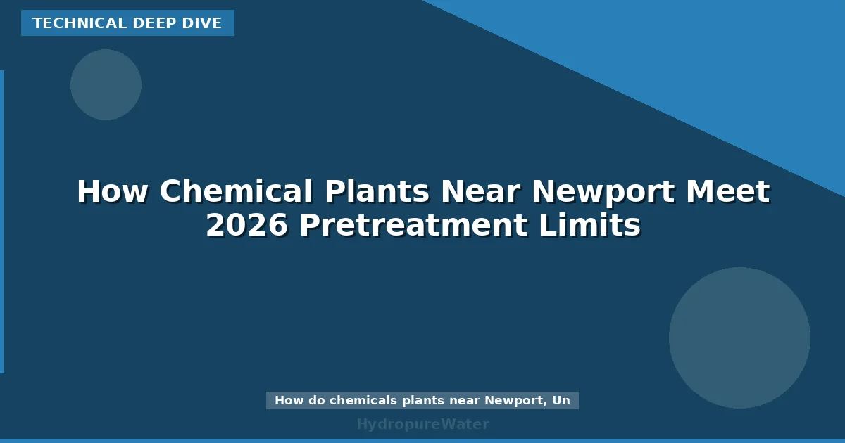 How Chemical Plants Near Newport Meet 2026 Pretreatment Limits