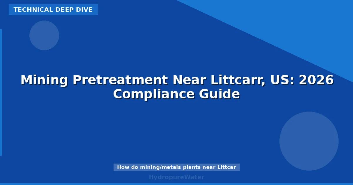 Mining Pretreatment Near Littcarr, US: 2026 Compliance Guide