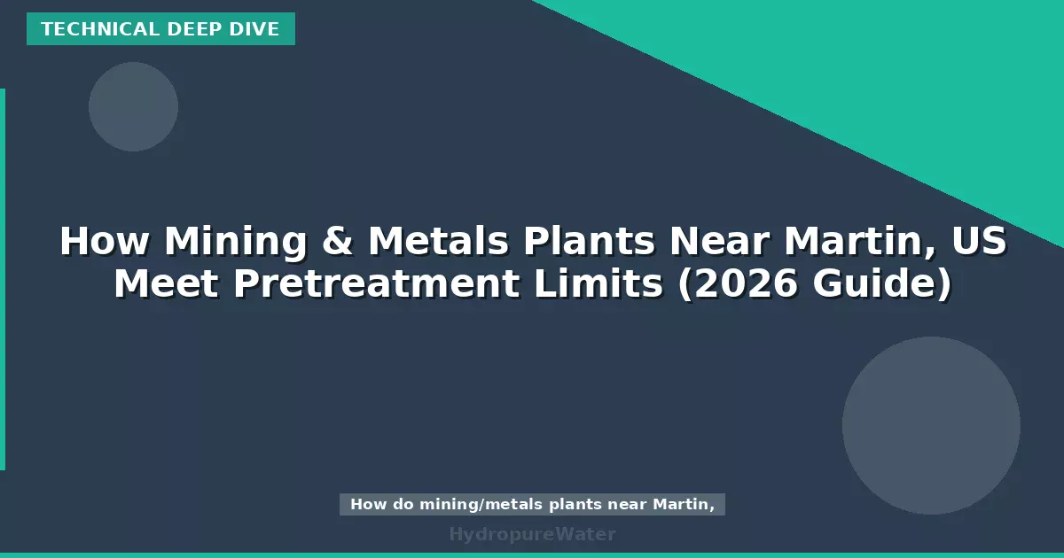 How Mining & Metals Plants Near Martin, US Meet Pretreatment Limits (2026 Guide)