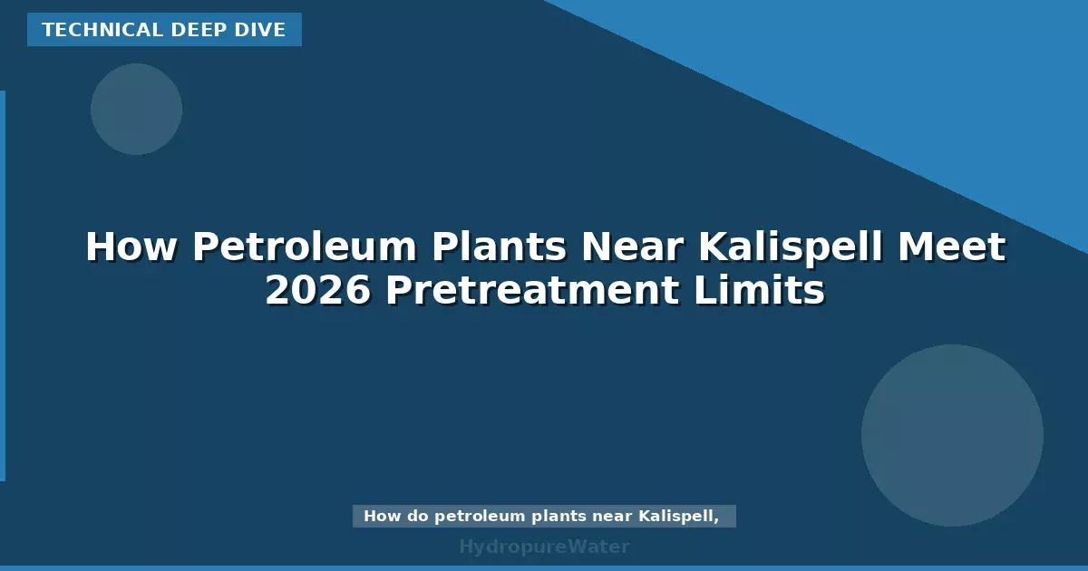 How Petroleum Plants Near Kalispell Meet 2026 Pretreatment Limits