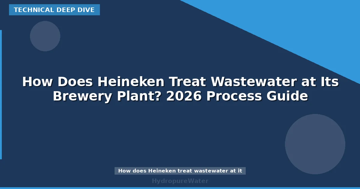 How Does Heineken Treat Wastewater at Its Brewery Plant? 2026 Process Guide
