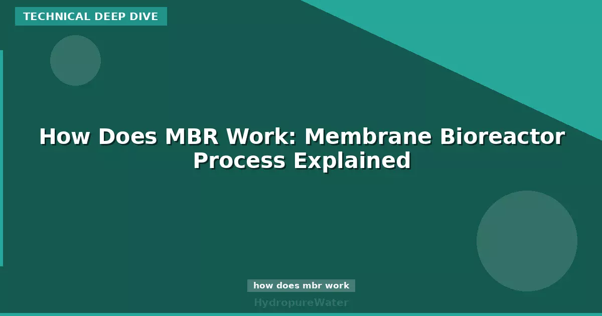 How Does MBR Work: Membrane Bioreactor Process Explained