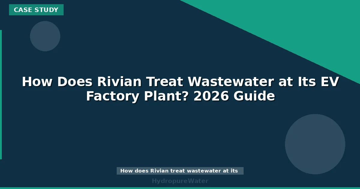 How Does Rivian Treat Wastewater at Its EV Factory Plant? 2026 Guide