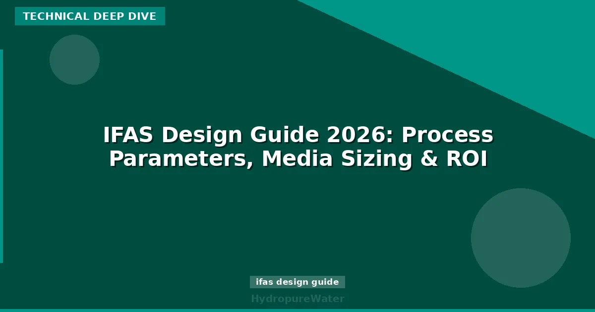 IFAS Design Guide 2026: Process Parameters, Media Sizing & ROI