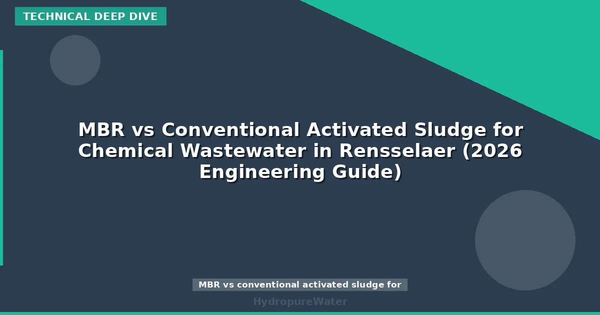 MBR vs Conventional Activated Sludge for Chemical Wastewater in Rensselaer (2026 Engineering Guide)