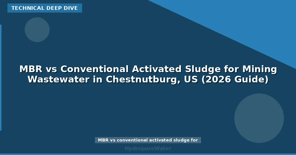 MBR vs Conventional Activated Sludge for Mining Wastewater in Chestnutburg, US (2026 Guide)