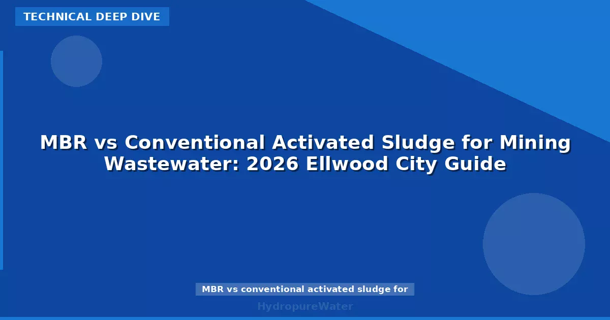 MBR vs Conventional Activated Sludge for Mining Wastewater: 2026 Ellwood City Guide