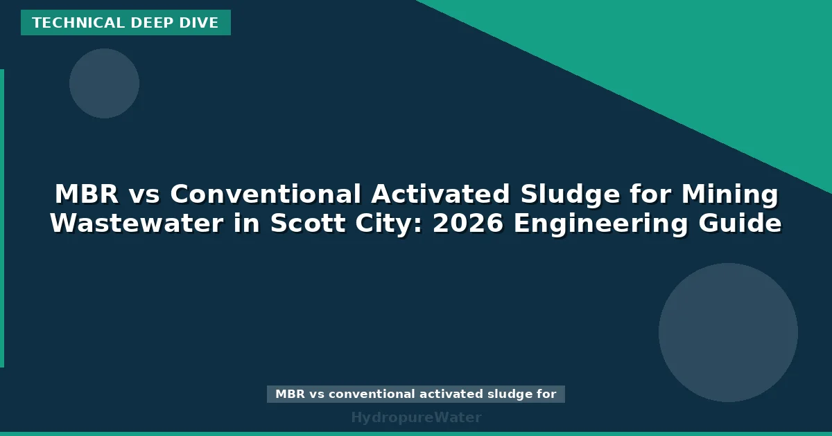 MBR vs Conventional Activated Sludge for Mining Wastewater in Scott City: 2026 Engineering Guide