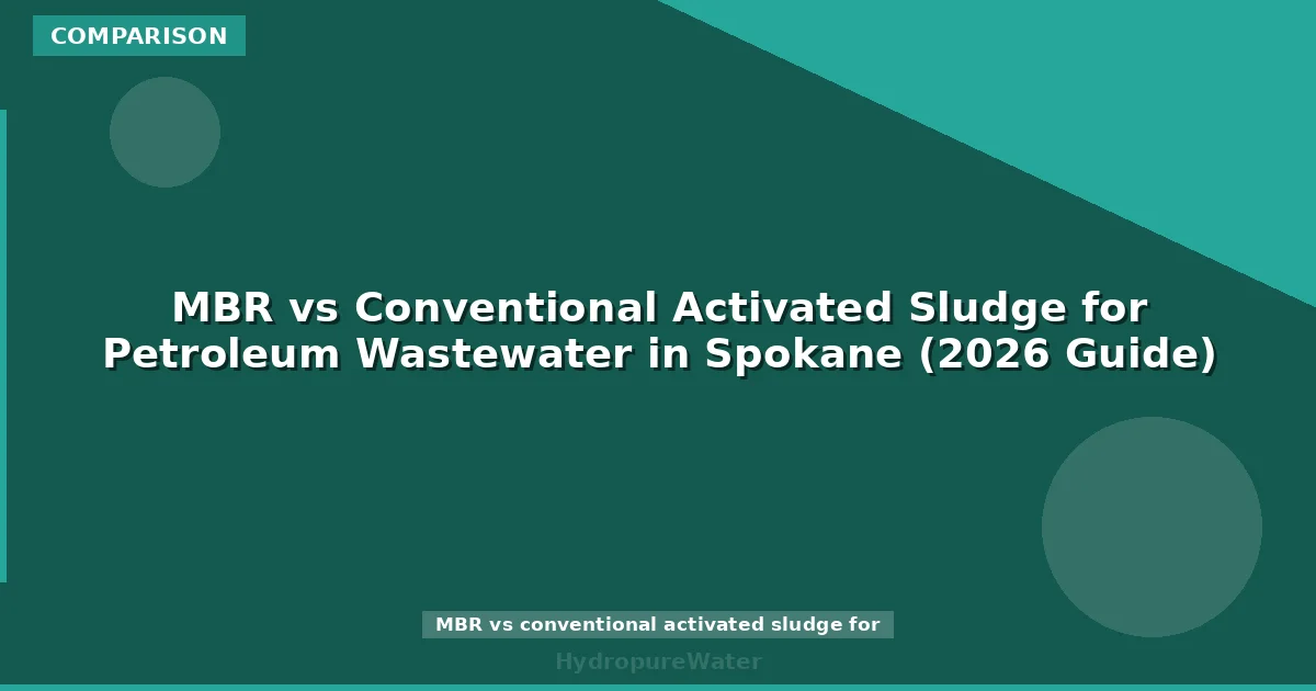 MBR vs Conventional Activated Sludge for Petroleum Wastewater in Spokane (2026 Guide)