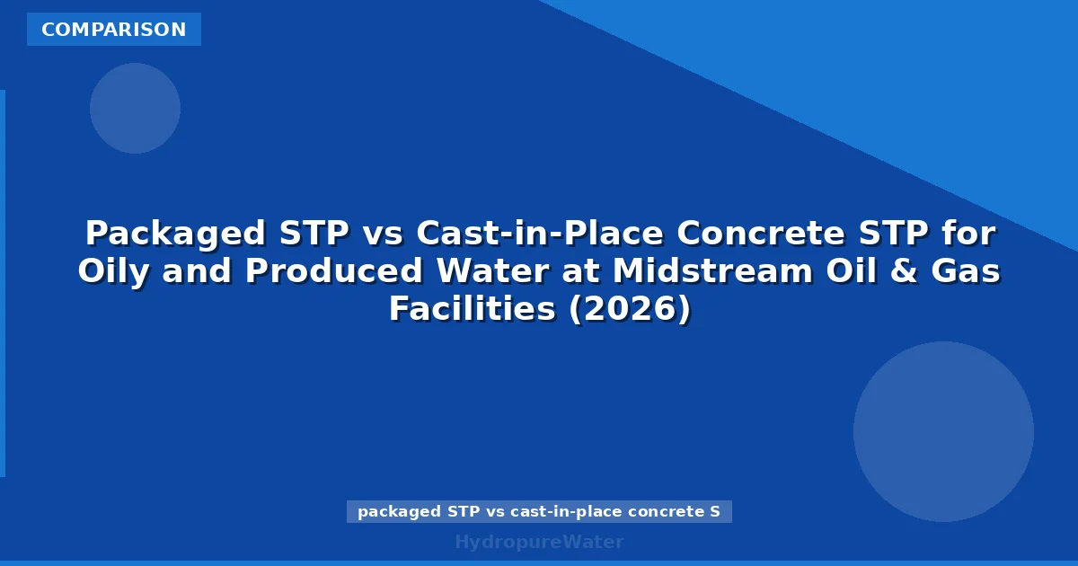 Packaged STP vs Cast-in-Place Concrete STP for Oily and Produced Water at Midstream Oil & Gas Facilities (2026)