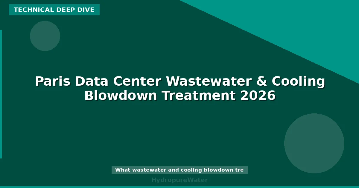 Paris Data Center Wastewater & Cooling Blowdown Treatment 2026
