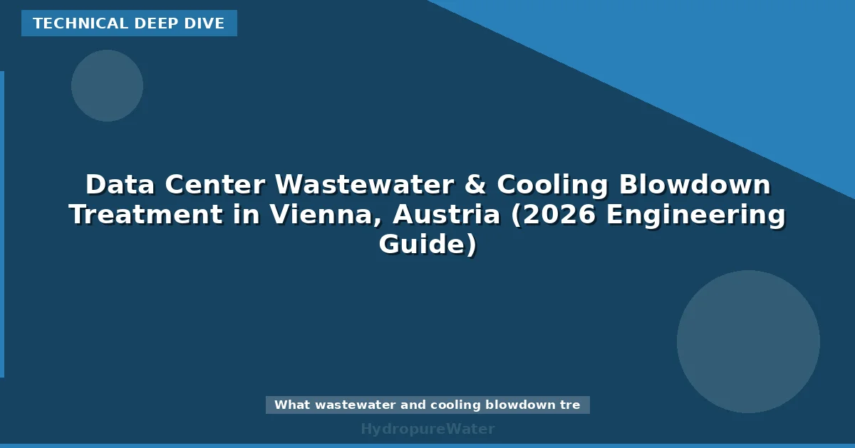 Data Center Wastewater & Cooling Blowdown Treatment in Vienna, Austria (2026 Engineering Guide)