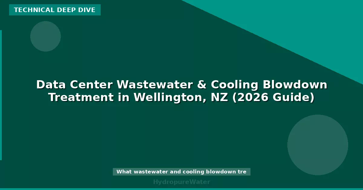Data Center Wastewater & Cooling Blowdown Treatment in Wellington, NZ (2026 Guide)