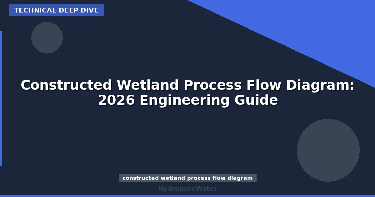 Constructed Wetland Process Flow Diagram: 2026 Engineering Guide