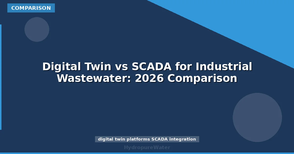 Digital Twin vs SCADA for Industrial Wastewater: 2026 Comparison