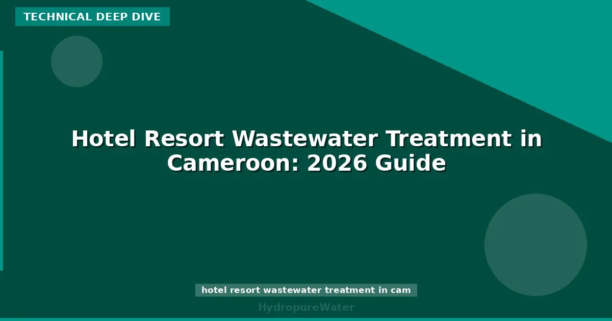 Hotel Resort Wastewater Treatment in Cameroon: 2026 Guide