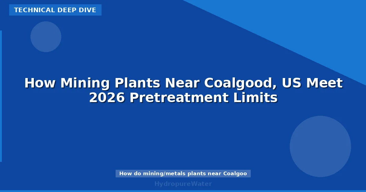 How Mining Plants Near Coalgood, US Meet 2026 Pretreatment Limits