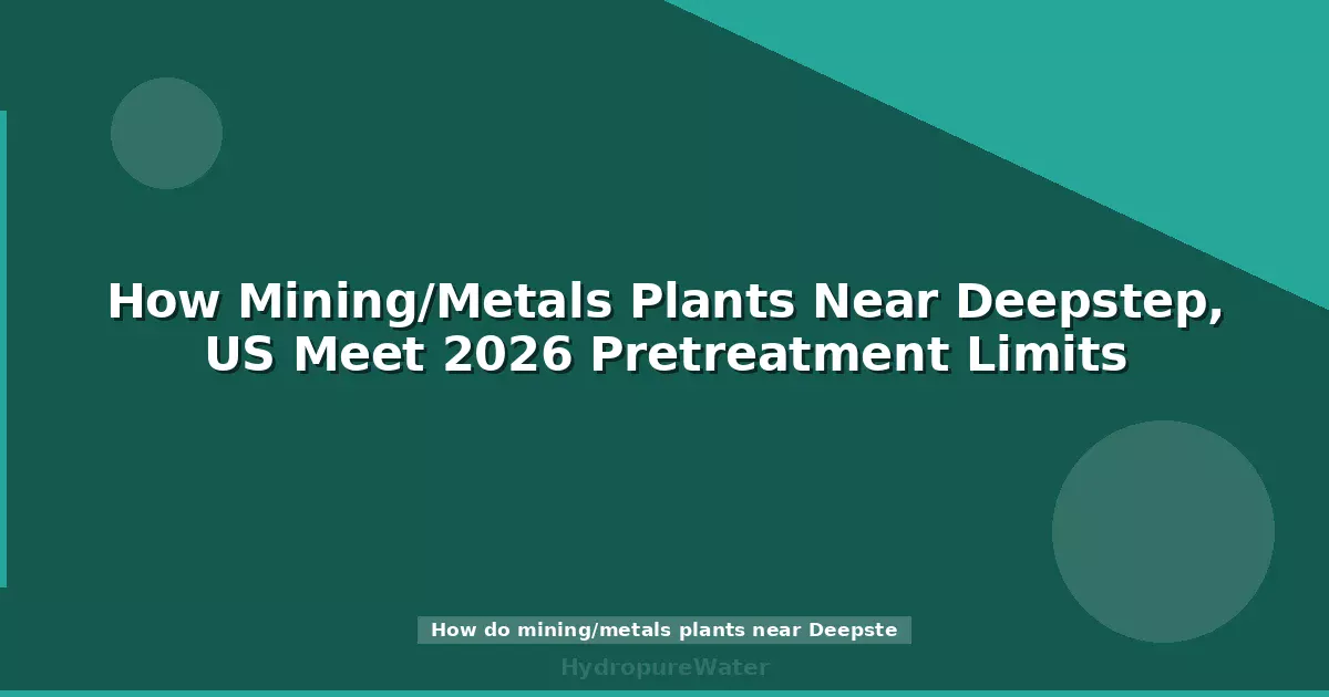 How Mining/Metals Plants Near Deepstep, US Meet 2026 Pretreatment Limits