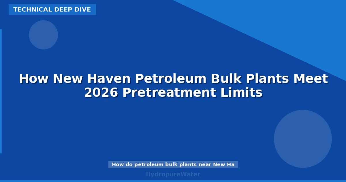 How New Haven Petroleum Bulk Plants Meet 2026 Pretreatment Limits